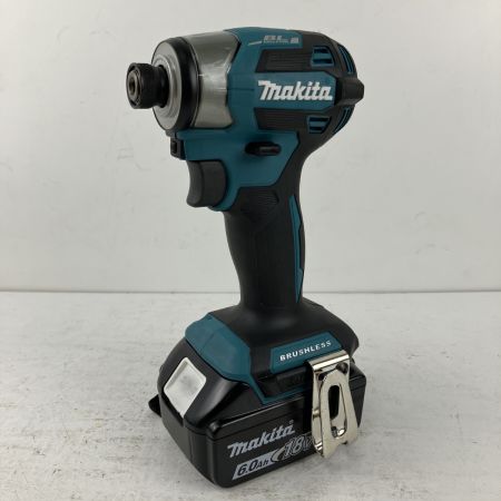 ЗЗ MAKITA マキタ 18v インパクトドライバ バッテリーx2 充電器 ケース付 TD173D ブルー