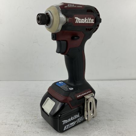 ЗЗ MAKITA マキタ 18v インパクトドライバ バッテリーx2 充電器 ケース付 TD171D オーセンティックレッド