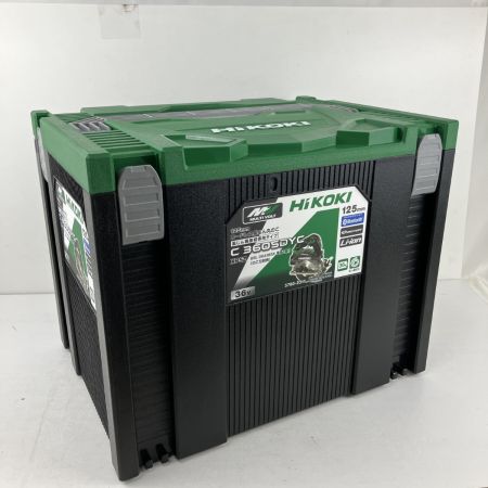 ЗЗ HiKOKI ハイコーキ 36v 125mm 集じん丸のこ バッテリーx1 充電器 ケース付 C3605DYC グリーン