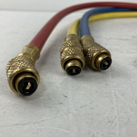 ЗЗ イチネンTASCO R410AR32用ボールバルブ式ゲージマニホールドキット TA122GBH-1 レッド×ブルー