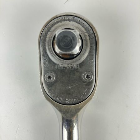 ЗЗ Snap-on スナップオン 1/2 スタンダードラチェット 本体のみ S80 シルバー