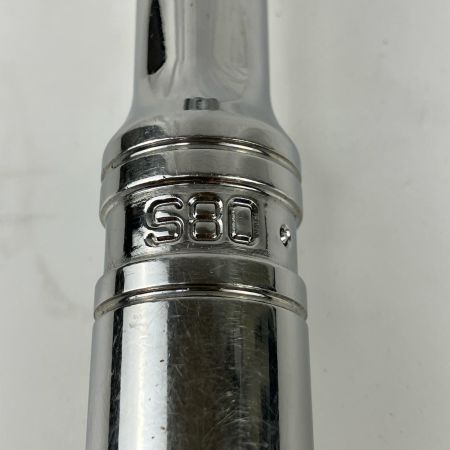 ЗЗ Snap-on スナップオン 1/2 スタンダードラチェット 本体のみ S80 シルバー