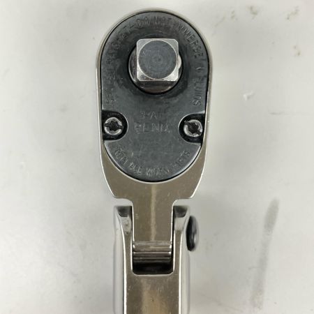 ЗЗ Snap-on スナップオン 3/8 ロッキングフレックスヘッドラチェット 本体のみ FHX80 シルバーｘブラック