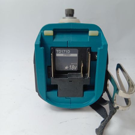 MAKITA マキタ インパクトドライバ  TD171D ブルー 充電器・充電池2個・ケース付 18v 6.0Ah