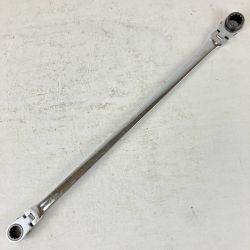 ЗЗ Blue Point 12ｍｍ/14ｍｍ ロングフレックスラチェットレンチ 本体のみ BOERMLD1214J シルバー Bランク