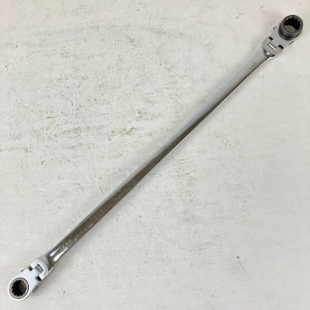 ЗЗ Blue Point 12ｍｍ/14ｍｍ ロングフレックスラチェットレンチ 本体のみ BOERMLD1214J シルバー