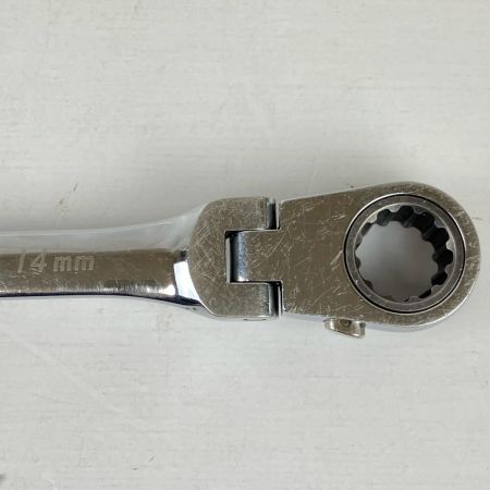 ЗЗ Blue Point 12ｍｍ/14ｍｍ ロングフレックスラチェットレンチ 本体のみ BOERMLD1214J シルバー