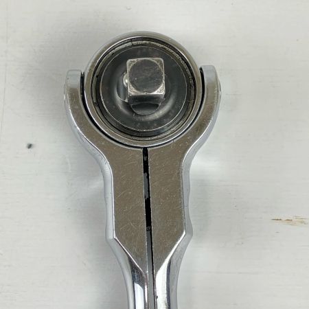 ЗЗ Snap-on スナップオン 3/8 スイベルヘッドラチェット ラチェットハンドル 本体のみ F748 シルバー