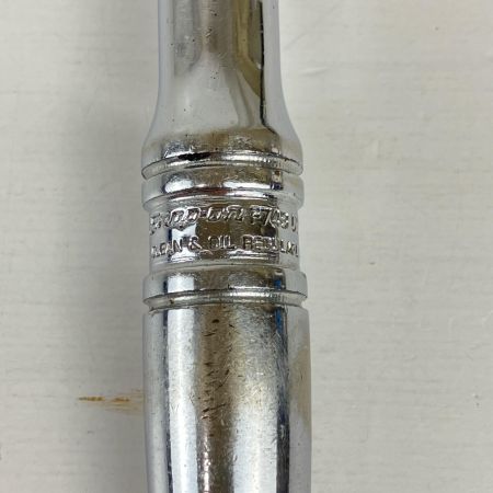 ЗЗ Snap-on スナップオン 3/8 スイベルヘッドラチェット ラチェットハンドル 本体のみ F748 シルバー