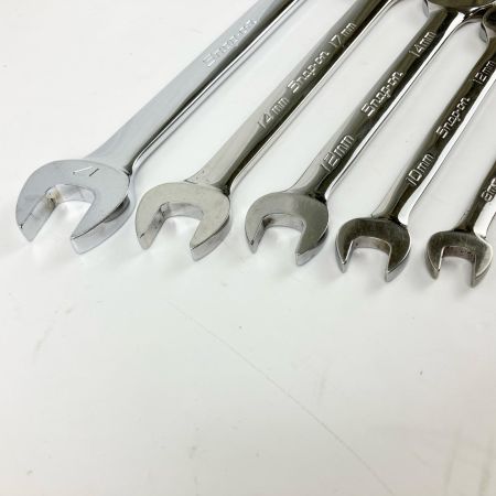 ЗЗ Snap-on スナップオン オープンエンドレンチ 5本組 VOM810B/1012/1214/1417/1719 シルバー