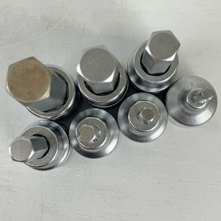 ЗЗ TONE トネ 12.7ｍｍ ヘキサゴンソケット 14-4ｍｍ 7個セット ホルダ付 4H4 4H5 4H6 4H8 4H10 4H12 4H14 シルバー