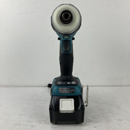 ЗЗ MAKITA マキタ 18v 充電式インパクトドライバ バッテリーx2 充電器 ケース付 TP141DRGX ブルー