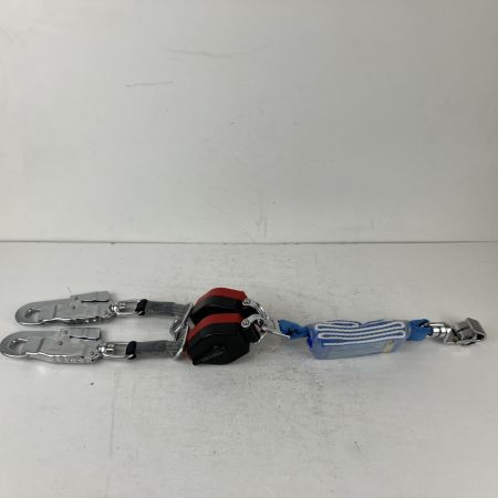 ЗЗ 藤井電工 (2) 130kg ツヨロン コルトリトラ フルハーネス用ツインランヤード 巻取式 小型フック(FS-101-2)