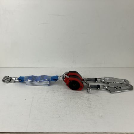 ЗЗ 藤井電工 (2) 130kg ツヨロン コルトリトラ フルハーネス用ツインランヤード 巻取式 小型フック(FS-101-2)