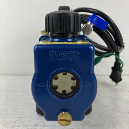 ЗЗ イチネンTASCO 100v 真空ポンプ 取説 ケース付 TA150SB-2 ブルー×グレー