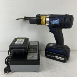 ЗЗ カクタス カッターボーイ コードレスケーブルカッター バッテリーx2 充電器付 EX-3250L ブルー×ブラック Cランク