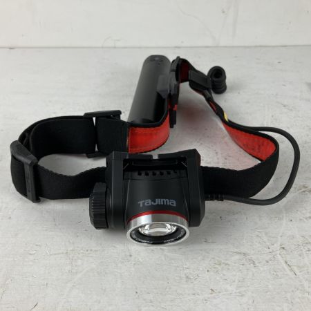 ЗЗ TAJIMA タジマ 1000lm フラッド照射 ヘッドライト バッテリーx1付 KJS100A-B47 ブラック