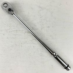 ЗЗ nepros 12.7mm 全長約375ｍｍ ラチェットハンドル 本体のみ NBR4LUN シルバー Bランク