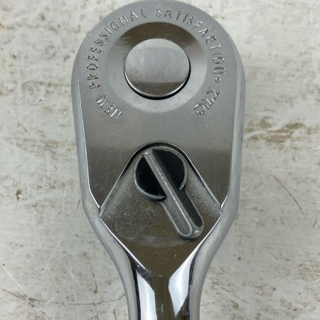 ЗЗ nepros 12.7mm 全長約375ｍｍ ラチェットハンドル 本体のみ NBR4LUN シルバー