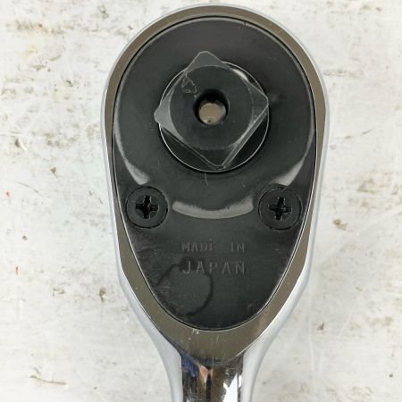 ЗЗ nepros 12.7mm 全長約375ｍｍ ラチェットハンドル 本体のみ NBR4LUN シルバー