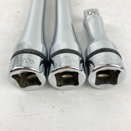 ЗЗ nepros ネプロス 12.7ｍｍ エクステンションバー 3個組 NBE4-075 NBE4-150 NBE4-300