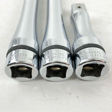 ЗЗ nepros ネプロス 12.7ｍｍ エクステンションバー 3個組 NBE4-075 NBE4-150 NBE4-300