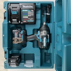 ЗЗ MAKITA マキタ 40v 充電式インパクトレンチ バッテリーx2 充電器 ケース付 TW001GRDX ブルー Sランク