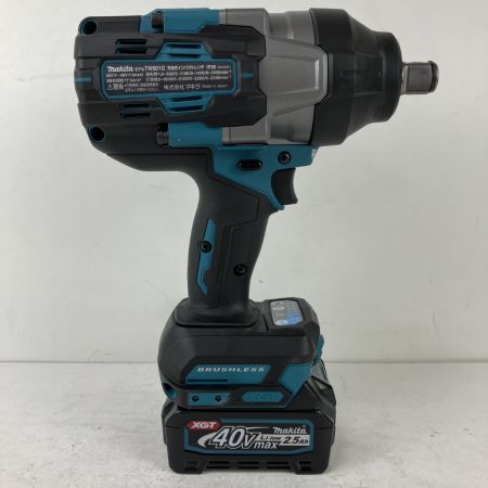 ЗЗ MAKITA マキタ 40v 充電式インパクトレンチ バッテリーx2 充電器 ケース付 TW001GRDX ブルー