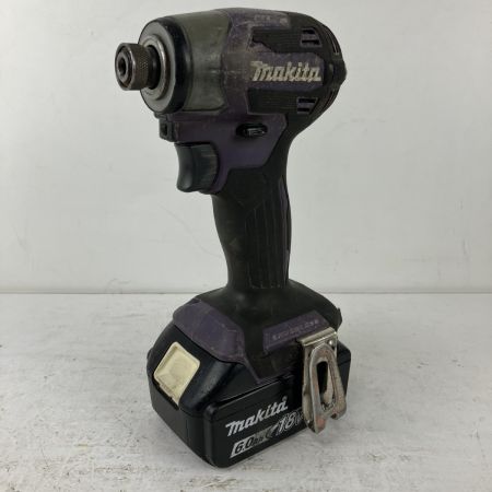 ЗЗ MAKITA マキタ 18v インパクトドライバ バッテリーx2 充電器 ケース付 TD173D パープル