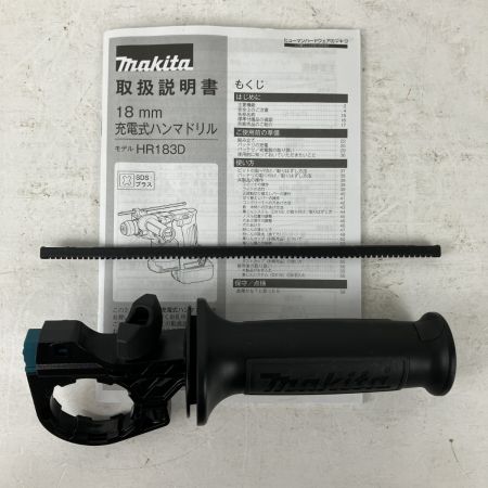 ЗЗ MAKITA マキタ 18v 18mm ハンマドリル バッテリーx1 ハンドル ケース付 ※充電器無し HR183D ブルー