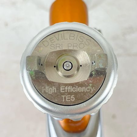 ЗЗ DeVILBISS デビルビス 常圧 スプレーガン SRi Pro LITE デジタル手元圧力調節器 カップ付 オレンジ