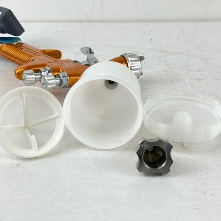 ЗЗ DeVILBISS デビルビス 常圧 スプレーガン SRi Pro LITE デジタル手元圧力調節器 カップ付 オレンジ