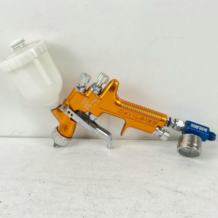 ЗЗ DeVILBISS デビルビス 常圧 スプレーガン SRi Pro LITE 手元圧力調節器 カップ付 オレンジ
