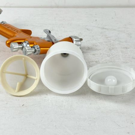 ЗЗ DeVILBISS デビルビス 常圧 スプレーガン SRi Pro LITE 手元圧力調節器 カップ付 オレンジ