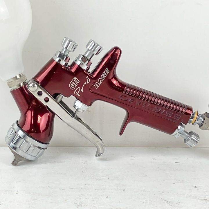 デビルビス DEMI スプレーガン【野田愛宕店】【店頭取引限定】【中古】管理番号：ITDO36ZUO8N2 ЗЗ DeVILBISS デビルビス 常圧 スプレーガン GTi Pro BASE 手元圧力