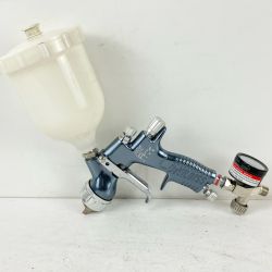 ЗЗ DeVILBISS デビルビス 常圧 スプレーガン PRi Pro LITE 手元圧力調節器 カップ付 メタリック Bランク