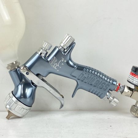 ЗЗ DeVILBISS デビルビス 常圧 スプレーガン PRi Pro LITE 手元圧力調節器 カップ付 メタリック
