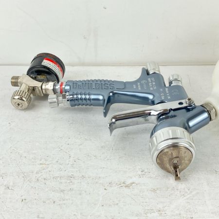 ЗЗ DeVILBISS デビルビス 常圧 スプレーガン PRi Pro LITE 手元圧力調節器 カップ付 メタリック