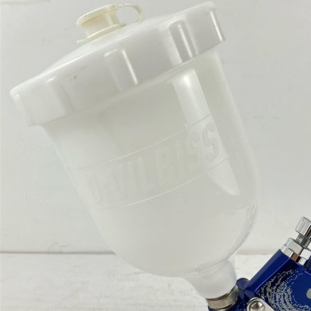 ЗЗ DeVILBISS デビルビス 常圧 スプレーガン GTi Pro FreeStyle 手元圧力調節器 カップ付 ブルー