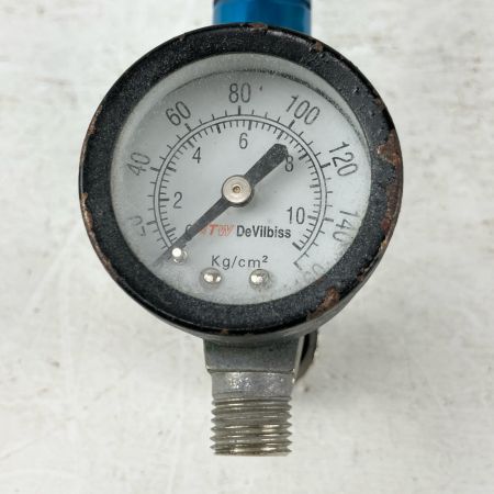 ЗЗ DeVILBISS デビルビス 常圧 スプレーガン GTi Pro FreeStyle 手元圧力調節器 カップ付 ブルー