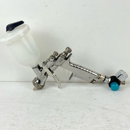 ЗЗ ANEST IWATA 常圧 スプレーガン WIDER3 手元圧力調節器 カップ付 WIDER3 シルバー