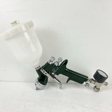 ЗЗ Devilbiss デビルビス 常圧 スプレーガン PRi Pro 手元圧力調節器 カップ付 グリーン