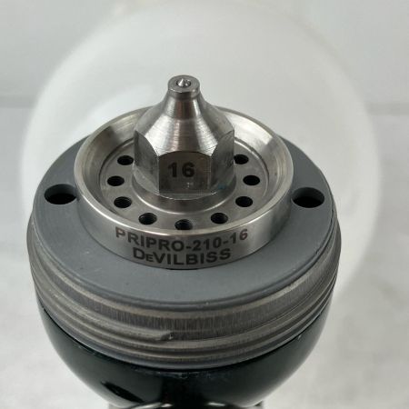 ЗЗ Devilbiss デビルビス 常圧 スプレーガン PRi Pro 手元圧力調節器 カップ付 グリーン