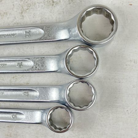 ЗЗ STAHLWILLE スタビレー 6-22mm 10度オフセットメガネレンチ 8本組 CORONA23 シルバー