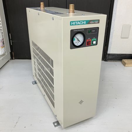 ЗЗ HITACHI 日立 100v 2.2～5.5kW エアードライヤー コンプレッサー 取説付 HDN-15BF アイボリー