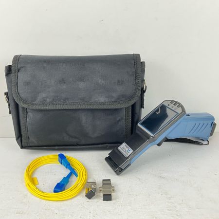 ЗЗ Fujikura フジクラ 単三電池×2 光ファイバ小型心線対照器 ケース付 FID-30R スカイブルー