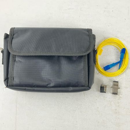 ЗЗ Fujikura フジクラ 単三電池×2 光ファイバ小型心線対照器 ケース付 FID-30R スカイブルー