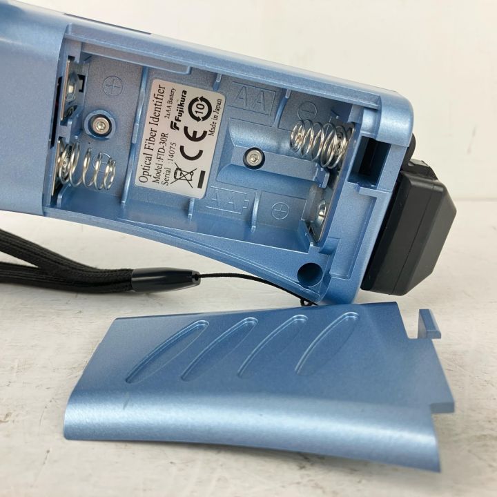 ЗЗ Fujikura フジクラ 単三電池×2 光ファイバ小型心線対照器 ケース付 