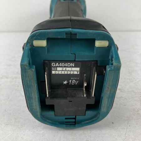 ЗЗ MAKITA マキタ 18v 100mm 充電式ディスクグラインダ ※バッテリー、充電器無し GA404DN ブルー