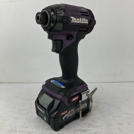 ЗЗ MAKITA マキタ 40v インパクトドライバ バッテリーx2 充電器 ケース付 TD002G パープル